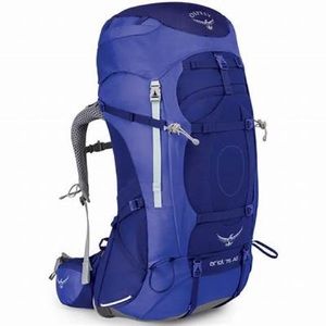 Osprey Ariel 75L backpacking Pack purple